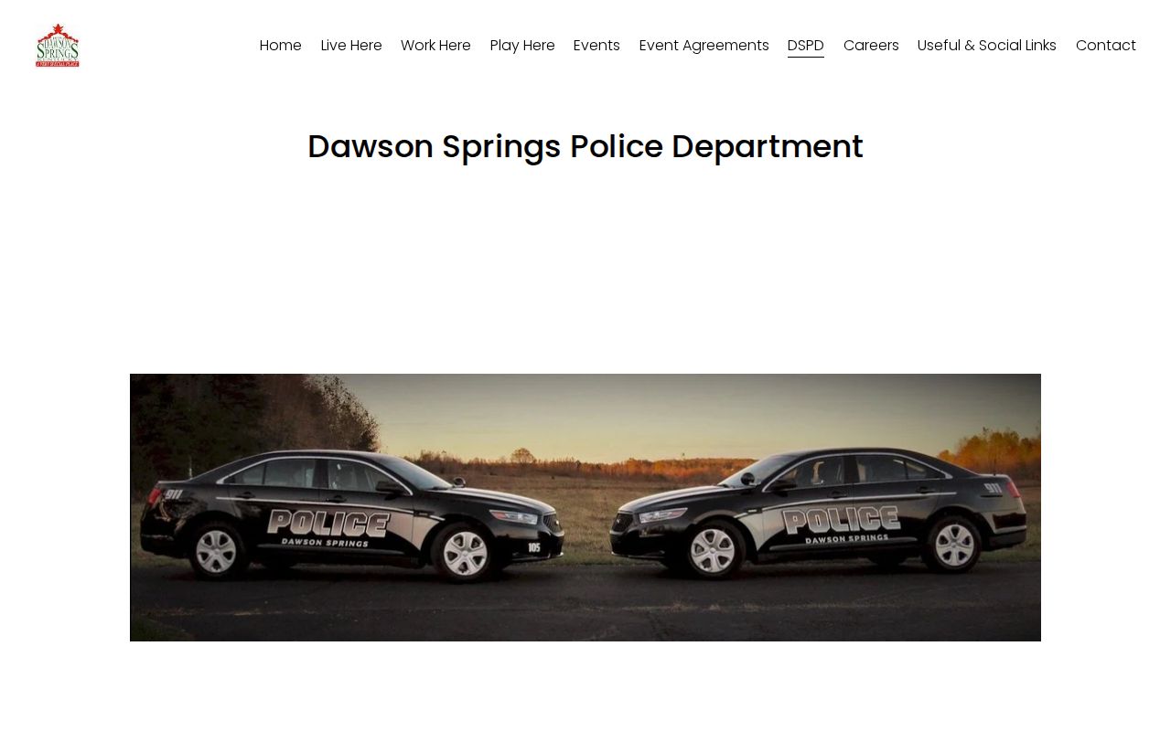 Dawson Springs Police Department official arrest information source